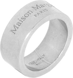 Silver Ring With Logo