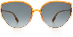 Dior Sostellaire4 Orange Gradient Pink Sunglasses