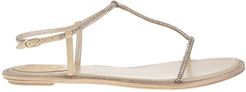 Beige amalia Flat Sandals