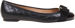 Ballerina Varina Q In Pelle Matelasse Colore Nero