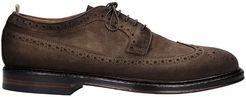 Hopkins 005 Lace Up Shoes In Brown Suede