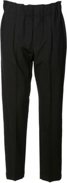 High-waist Cropped Trousers