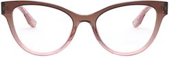 Miu Miu Mu 01tv Brown Gradient Glasses