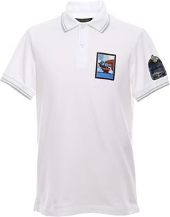 Regular Polo Shirt With Embroidered Patches
