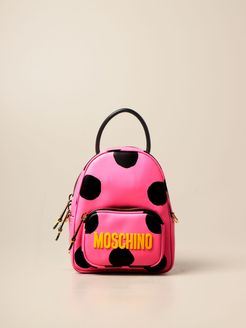 Couture Backpack Polka Dots Moschino Couture Leather Backpack