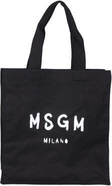 Tote Bag With Brushed Logo