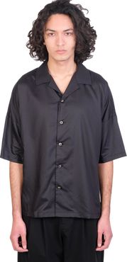 Shirt In Black Synthetic Fibers