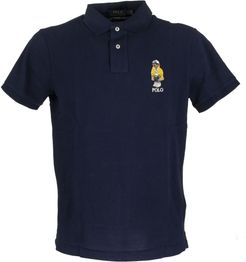 Custom Slim Fit Bear Mesh Polo