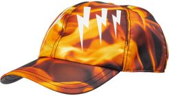 Mirrored Bolts Flames Hat