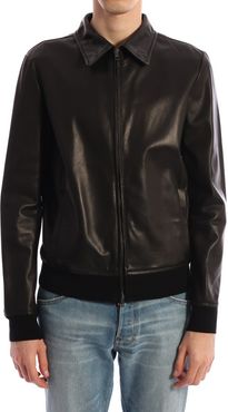 Black Leather Jacket Black