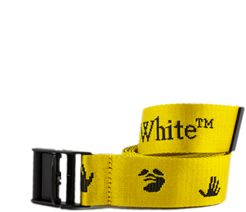 Yellow Logo-print Belt