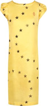 Yellow Dress For Girl With Stars