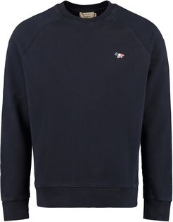 Cotton Crew-neck Sweatshirt With Logo