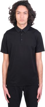 Polo In Black Cotton