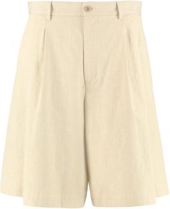 Cotton And Linen Bermuda-shorts