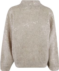 Oversize Embellished Sweater