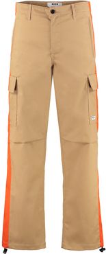 Gabardine Cargo Trousers