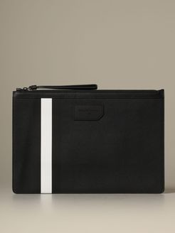 Briefcase Bollis Bally Pouch In Coated Canvas With Trainspotting