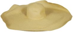 Round Wide Woven Hat