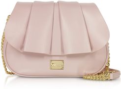 Karen Light Pink Leather Shoulder Bag