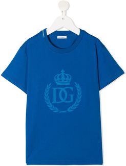 Jersey T-shirt With Logo Print