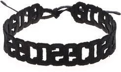 Crochet Logo Ankle Bracelet