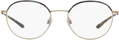 Giorgio Armani Ar5070j Brushed Gold / Blue Havana Glasses