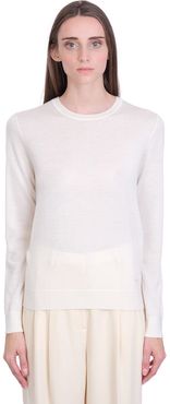 Updated Iberia Knitwear In White Cashmere