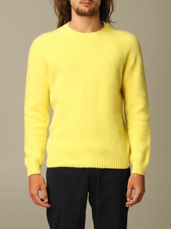 Sweater Eleventy Crewneck Pullover In Brushed Wool