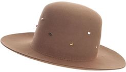 Round Crown Large Raw Brim