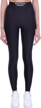 Leggins In Black Synthetic Fibers