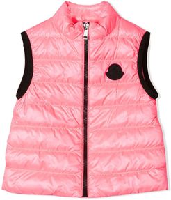 Pink Padded Gilet