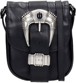 Hamada Shoulder Bag In Black Leather