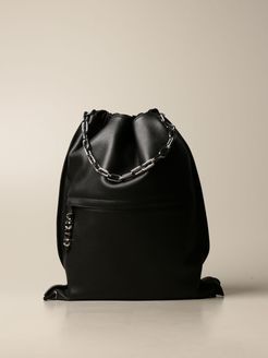 Shoulder Bag Just Cavalli Backpack In Hammered Leather