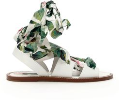 Rose Portofino Flat Sandals