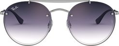Ray-ban Rb3614n Demi Gloss Silver Sunglasses