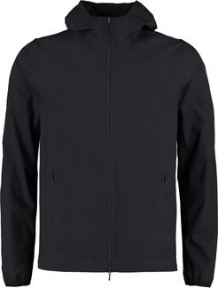 Technical Fabric Hooded Jacket