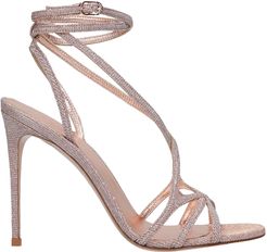 Belen Sandals In Powder Glitter