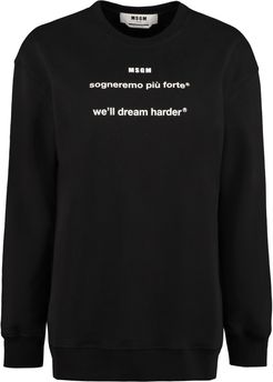 Printed Crew-neck Sweatshirt