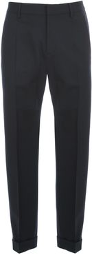 Pants Man Cigarette Stretch Worsted Wool