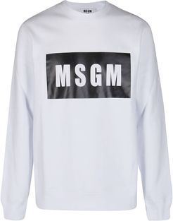 White Cotton Sweatshirt