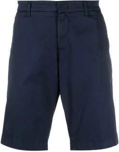 Blue Stretch-cotton Deck Shorts