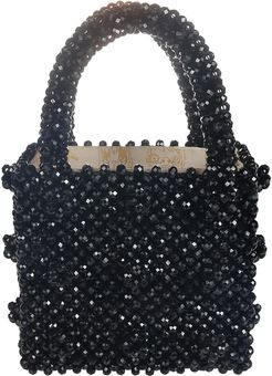 Mini Antonia Beaded Handbag W Geometric Beads