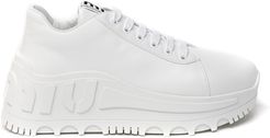 White Leather High Sneaker