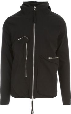 Zipped Bomber Jacket W/hood