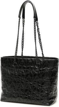 Quilted Shine Calfskin Tote Bag
