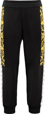 Contrasting Side Stripes Track-pants