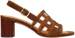 Huni Sandals In Brown Suede