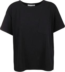 T-shirt Vintage Cotton Jersey With Tilted Pocket Det