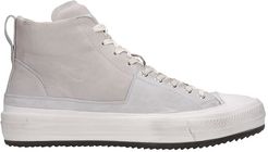 Mes 004 Sneakers In Grey Suede And Leather